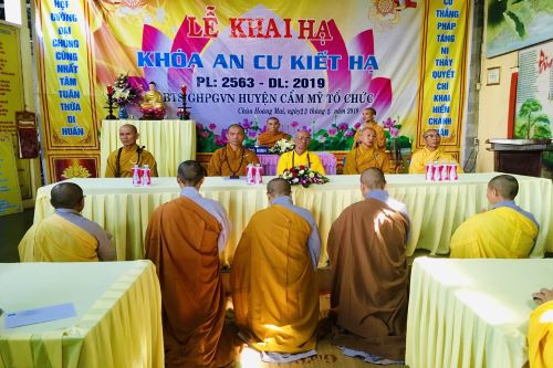 Lễ Khai Hạ - Khai khóa an Cư Kiết Hạ tại Huyện Cẩm Mỹ, Đồng Nai.